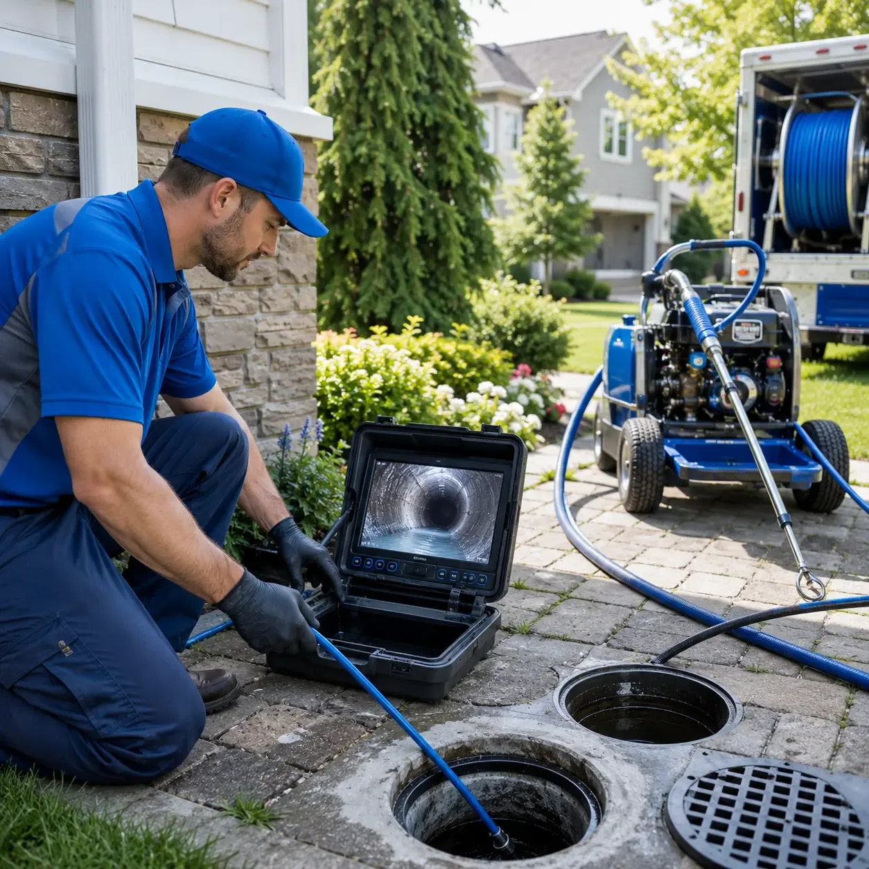 Outdoor drain cleaning professionals serving Reydon, OK